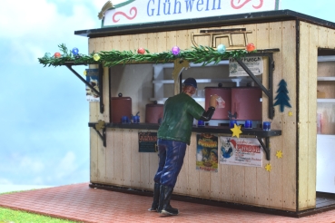 Stand with hot wine punch - finished modell